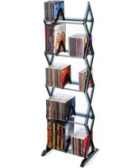 Atlantic Mitsu 5-Tier Portable Media Storage Rack – Protects &amp; Organizes... - £28.49 GBP