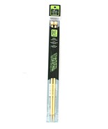 Clover Takumi Bamboo 13 Inch Single Point Knitting Needle Size 10.5 - $10.82 CAD