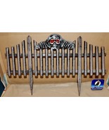 Skull Fencing Halloween You Choose Type &amp; Amount 20&quot; x 12&quot; Plastic 234S - $89.96 MXN