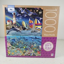 Slice of Life 1000 Piece Puzzle w/Box Easel &amp; Resealable Storage Bag New... - $22.76