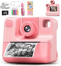 Instant Print Camera for Kids 1080P Kids Instant Cameras HD Selfie Digital Video - $92.93