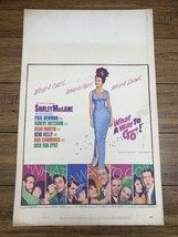 What a Way to Go! (1964) Original 64/167 US Window Card Movie Poster 14x... - $54.45