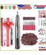Cordless Rechargeable Nail Drill Kit - Lightweight Electric File for All... - $738.34 MXN