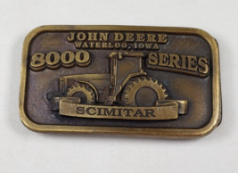 1995 John Deere  8000 Scimitar Tractor Belt Buckle Waterloo LTD edition 1 of 925 - £50.56 GBP