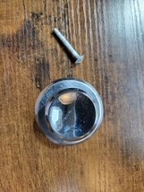 1960&#39;s Round Cabinet Knob Pulls - Chrome Finish - Round/Circle with Larger Plate - £3.95 GBP