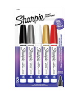 Sharpie Oil Based Paint Marker, Assorted Colors, Pack of 5 - $309.78 MXN
