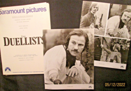 RIDLEY SCOTT:DIR:HARVEY KEITEL (THE DUELLISTS) ORIG,1977 MOVIE PRESSKIT - $257.40