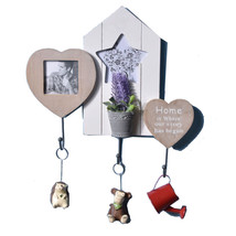 Decorative Timber Photo Frame with Hooks - £31.33 GBP