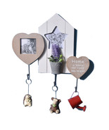 Decorative Timber Photo Frame with Hooks - £30.60 GBP