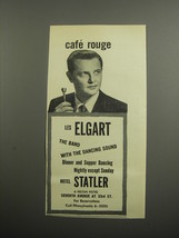 1955 Hotel Statler Advertisement - Les Elgart - Caf Rouge - £14.78 GBP