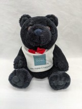 Steven Smith Harte Hanks Black Teddy Bear Stuffed Animal Plush 5&quot; - £16.60 GBP