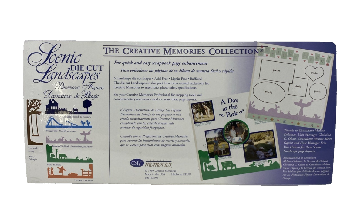 Creative Memories Scenic Die Cut Landscapes NEW - $14.24