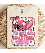 Just Here for the Halftime Show PNG, Coquette Bow, Funny Football Game D... - $3.43 CAD