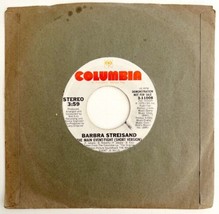 Barbra Streisand Demo White Label Main Event 45 Single 1979 Record 7&quot; 45BinB - £38.67 GBP