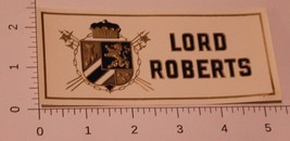 Vintage Lord Roberts Cigar Label - $4.94