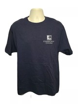 Connecticut College 100th Commencement Adult Large Blue TShirt - £11.85 GBP
