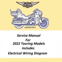 2022 Harley Davidson All Touring Models Service Manual - £22.08 GBP