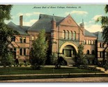 Alumni Hall Knox College Galesburg Illinois IL UNP DB Postcard Y2 - £3.06 GBP