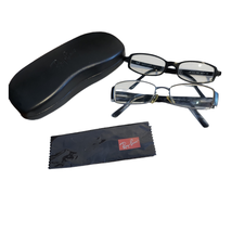 Ray-ban eyeglasses frames and case, pre-owned, fair condition - £23.68 GBP