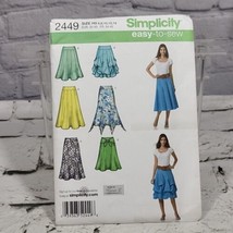 Simplicity Misses&#39; Skirt Pattern 2449 Size 6-14 UNCUT - £5.44 GBP