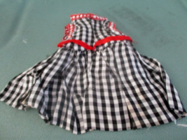 Terri Lee Doll Original 1950&#39;s Black &amp; White Checkered Dress for 16&quot; Doll - £27.69 GBP