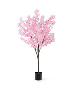 6.5 FT Tall Artificial Cherry Blossom Tree with 900 Pink Flowers - Color... - $258.48 CAD
