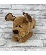Gund Pupkins Puppy Dog Brown Plush Red Collar Stuffed Animal Toy 11 Inches - £9.38 GBP