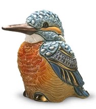 Artesania Rinconada Kingfisher Bird 2021 Figurine F232 Uruguay Gift Boxed - $87.11