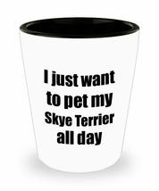 Skye Terrier Shot Glass Dog Lover Mom Dad Funny Gift Idea For Liquor Lov... - £10.05 GBP