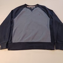 TOMMY HILFIGER Long Sleeve Cotton/Polyester Blue Men&#39;s Sweater Size Medium - $15.93