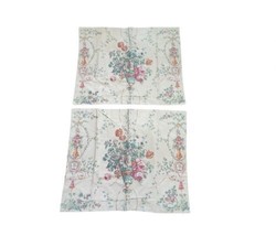 Vintage Ralph Lauren VILLANDRY Pillowcases Shams 29&quot;x24&quot; floral  - £85.43 GBP