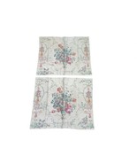 Vintage Ralph Lauren VILLANDRY Pillowcases Shams 29&quot;x24&quot; floral  - £85.66 GBP