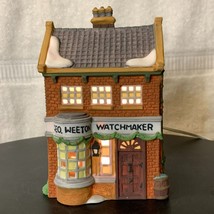 Dept 56 Geo Weeton Watchmaker Dickens Village Christmas Decoration - 1988 - £31.06 GBP