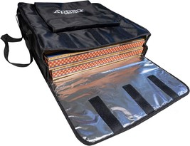 Pizza Caddy Insulated Food Delivery Bag, 20 By 20 By 6 Inches. - $44.99