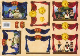 TBZ. Traditional Embossed Decoupage Sheet. A4 - $1.01 CAD