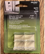 Sliding Door Nylon Bath Shower Door Bottom Guide (2-Count) M 6058 Clear ... - $4.19