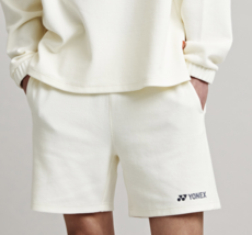 YONEX 24S/S Unisex Tennis Shorts Sportswear Training Pants Cream NWT 245... - £58.94 GBP