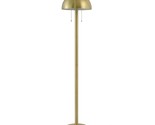 Globe Haydel 60&quot; 2-Light Floor Lamp, Matte Brass, Double On/Off Pull Cha... - $143.99