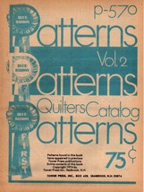 Vintage 70&#39;s Blue Ribbon Patterns Quilting Pattern booklet Volume 1 p-570 - £6.04 GBP