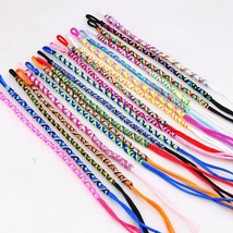 Fashion 50pcs Lots Multicolor Ethnic Cuff Bracelets Braided Rope Friends... - $52.67