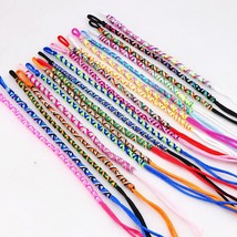 Fashion 50pcs Lots Multicolor Ethnic Cuff Bracelets Braided Rope Friends... - £41.61 GBP