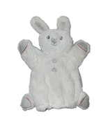 Blankets and Beyond Plush Bunny Rabbit Lovey Puppet White Security Blank... - $9.97 CAD