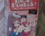 Timon &amp; Pumba Wild Adventures True Guts VHS Sun Faded Cover - $5.89
