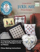 Vintage Greta Goodstitch Cross Stitch Folk Art Pillow Designs booklet - ... - $5.00