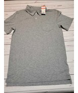 Cat &amp; jack xxl 18 gray short sleeve polo shirt - £7.52 GBP