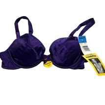 Wonderbra Vintage Satin Push-Up Plunge Bra Style 7161 34B Purple NWT - £35.85 GBP