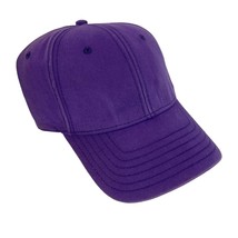 Vintage Cobra Cap Hat Blank Plain Curved Purple Faded Hook Loop - $9.53