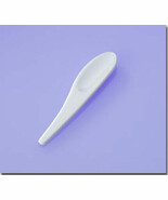WHITE MINI CURVED SCOOP DISPOSABLE SPATULA COSMETIC MAKEUP SKIN CARE NEW - $13.69 CAD+
