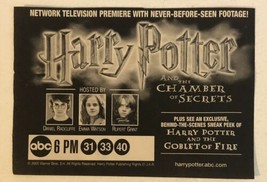 Harry Potter And The Chamber Of Vintage Tv Guide Print Ad Daniel Radclif... - £4.65 GBP