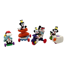 Lot of 4 Animaniacs Figures Vehicles Cars Wakko Yakko Dot 1990&#39;s Warner ... - $11.28